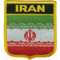 Patch zum Aufbügeln oder Aufnähen Iran - Wappen
