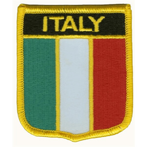Patch zum Aufbügeln oder Aufnähen : Italien - Wappen