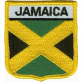 Patch zum Aufbügeln oder Aufnähen Jamaika - Wappen