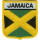 Patch zum Aufbügeln oder Aufnähen Jamaika - Wappen