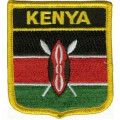 Patch zum Aufbügeln oder Aufnähen : Kenia - Wappen
