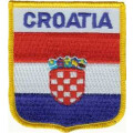 Patch zum Aufbügeln oder Aufnähen : Kroatien - Wappen