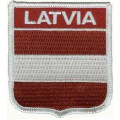 Patch zum Aufbügeln oder Aufnähen : Lettland -...
