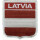 Patch zum Aufbügeln oder Aufnähen Lettland - Wappen