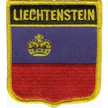 Patch zum Aufbügeln oder Aufnähen : Liechtenstein - Wappen