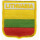 Patch zum Aufbügeln oder Aufnähen Litauen - Wappen