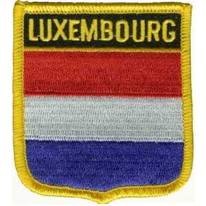 Patch zum Aufbügeln oder Aufnähen : Luxemburg - Wappen