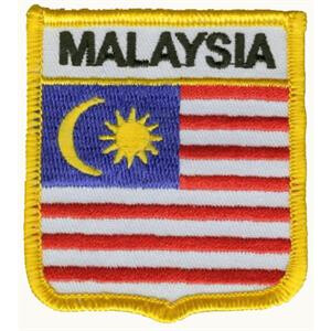 Patch zum Aufbügeln oder Aufnähen : Malaysia - Wappen