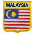 Patch zum Aufbügeln oder Aufnähen Malaysia -...