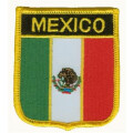 Patch zum Aufbügeln oder Aufnähen : Mexiko - Wappen