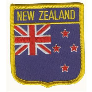 Patch zum Aufbügeln oder Aufnähen : Neuseeland - Wappen