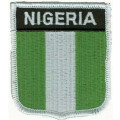 Patch zum Aufbügeln oder Aufnähen : Nigeria - Wappen