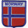 Patch zum Aufbügeln oder Aufnähen Norwegen - Wappen