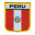 Patch zum Aufbügeln oder Aufnähen Peru - Wappen