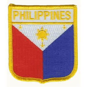 Patch zum Aufbügeln oder Aufnähen : Philippinen - Wappen