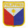 Patch zum Aufbügeln oder Aufnähen Philippinen - Wappen
