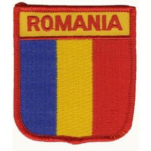 Patch zum Aufbügeln oder Aufnähen : Rumänien - Wappen