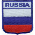 Patch zum Aufbügeln oder Aufnähen : Russland - Wappen