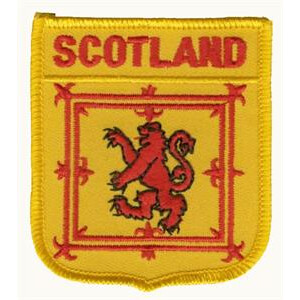 Patch zum Aufbügeln oder Aufnähen : Schottland royal - Wappen