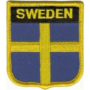 Patch zum Aufbügeln oder Aufnähen : Schweden - Wappen