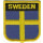 Patch zum Aufbügeln oder Aufnähen Schweden - Wappen