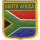 Patch zum Aufbügeln oder Aufnähen Südafrika - Wappen