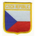 Patch zum Aufbügeln oder Aufnähen : Tschechien - Wappen