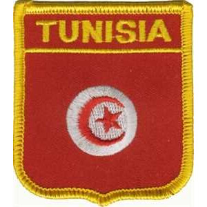 Patch zum Aufbügeln oder Aufnähen : Tunesien - Wappen
