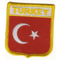 Patch zum Aufbügeln oder Aufnähen : Türkei - Wappen