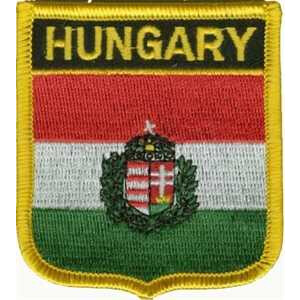 Patch zum Aufbügeln oder Aufnähen : Ungarn - Wappen