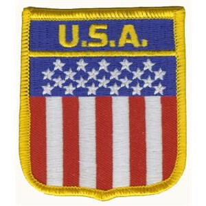 Patch zum Aufbügeln oder Aufnähen : USA - Wappen