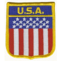 Patch zum Aufbügeln oder Aufnähen : USA - Wappen