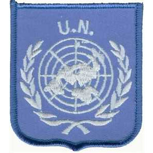 Patch zum Aufbügeln oder Aufnähen : UNO - Wappen