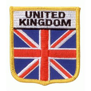 Patch zum Aufbügeln oder Aufnähen : Großbritannien - Wappen
