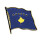 Flaggen-Pin vergoldet Kosovo