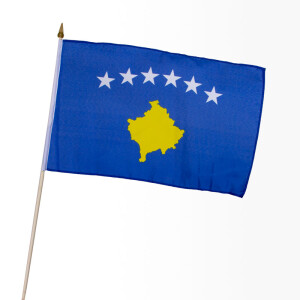 Stock-Flagge 30 x 45 : Kosovo
