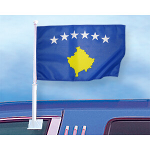 Auto-Fahne: Kosovo