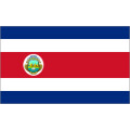 Premiumfahne Costa Rica mit Wappen, 120 x 80 cm, mit...