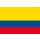Premiumfahne Kolumbien, 120 x 80 cm, mit Hohlsaum