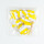 Zahnstocher : Kirchenfahne gelb-weiß