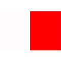 Premiumfahne Signalflagge H, 30 x 40 cm, mit Strick-/...
