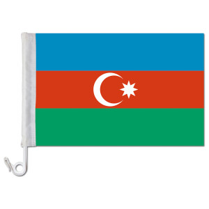 Auto-Fahne: Aserbaidschan - Premiumqualität