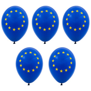 Luftballons Europa 5 Stück