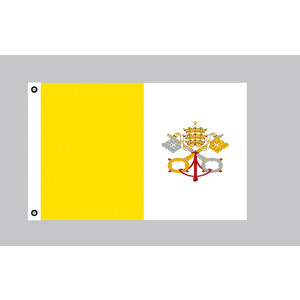 Premiumfahne Vatikan, 150 x 100 cm, mit Ösen