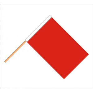 Premiumfahne Motorsportflagge Rot, 100 x 70 cm