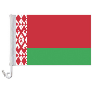Auto-Fahne: Weißrussland - Premiumqualität