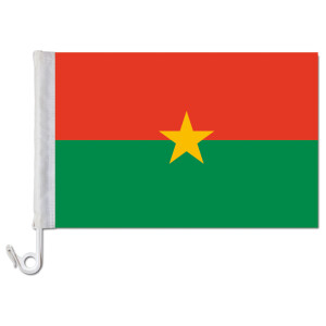 Auto-Fahne: Burkina Faso - Premiumqualität