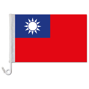 Auto-Fahne: Taiwan - Premiumqualität