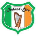 Deckenhänger Irlandwappen mit Harfe