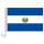 Auto-Fahne: El Salvador + Wappen - Premiumqualität